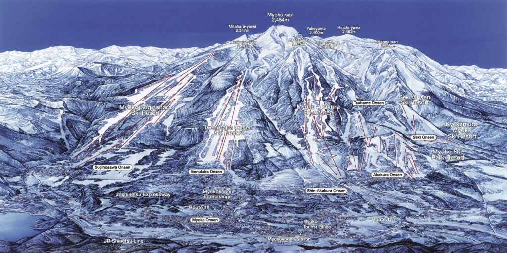 myoko ski resort map
