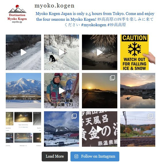 myoko ski resort instagram