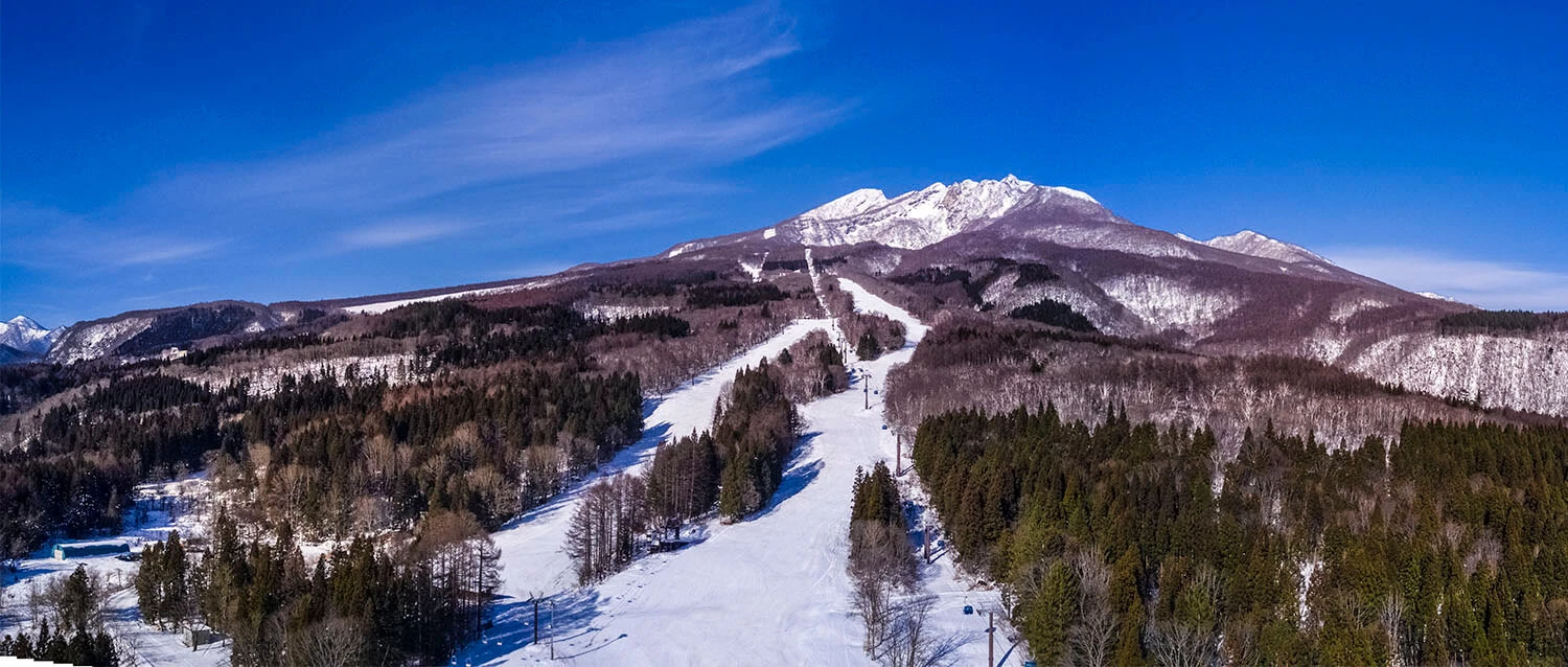 myoko suginohara ski panorama, longest ski run in Japan