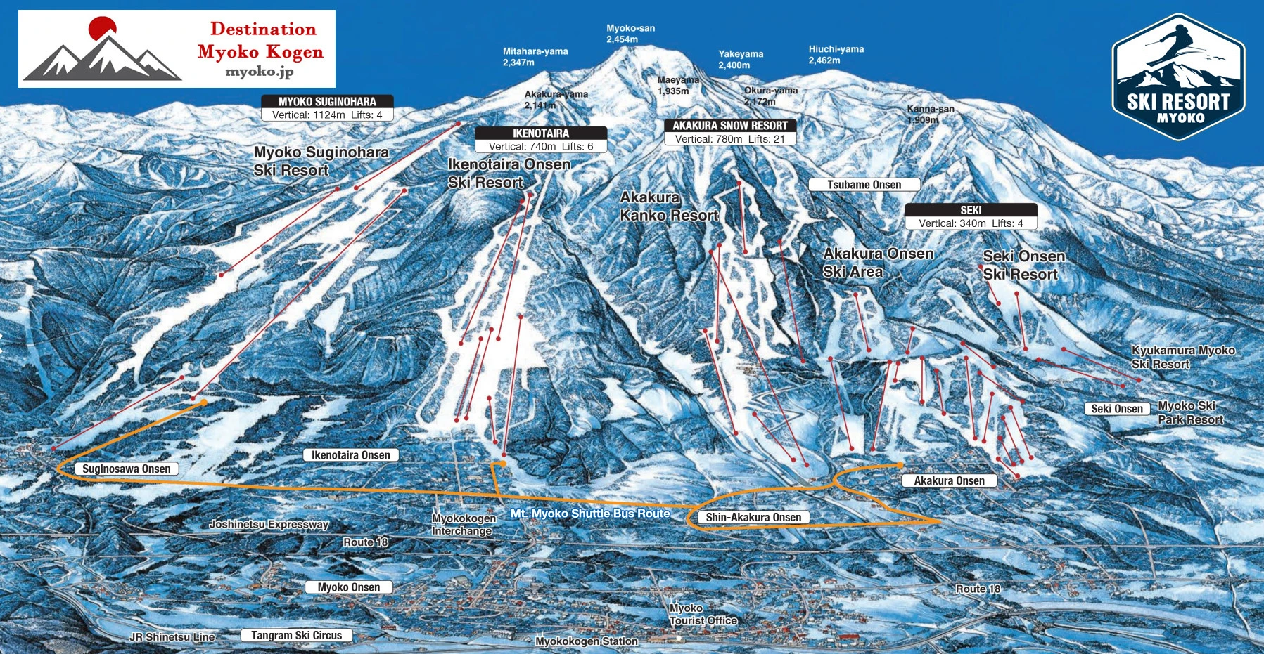 myoko ski resorts map